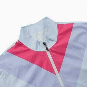 Chándal de poliéster para hombre, Top y pantalón, chándal deportivo de alta calidad, chándal con cremallera para hombre con logotipo personalizado al por mayor - Product Image 5