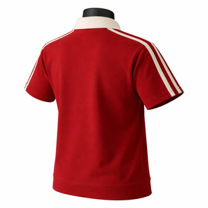 Camiseta Polo Roja Personalizada para Hombre, Cuello en Contraste, Ropa Deportiva Informal para Equipos, Fabricante Mayorista - Product Image 6