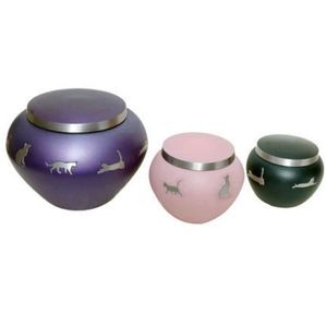 Urne funéraire pour animaux de compagnie de style européen, modèle Fancy Metal Odyssey Kayna Export, pour chiens et chats, pour la conservation des cendres, articles funéraires - Product Image 2