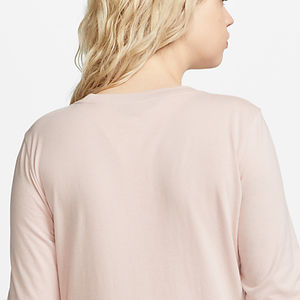 Camiseta de Manga Larga Personalizada para Mujer, de Alta Calidad, Cómoda, Ecológica, 100% Algodón, Antiarrugas, Protección de Felpa, Cuello Redondo - Product Image 5