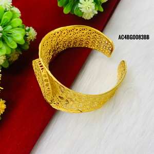 <b>Gold</b> Design <b>Gold</b> Plated Bangles Set. - Product Image 1