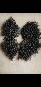 Extensions de cheveux vierges à donneur unique Remy indiens ondulés crépus non traités Bundles noirs Double trame Fournisseur direct de machine JAI - Product Image 6