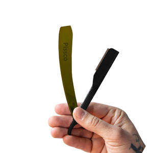 Navaja de Afeitar Recta Plegable para Barbero, Cuchilla para Cejas y Barba, Herramienta de Afeitado Plegable - Product Image 2