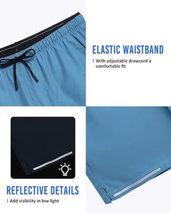 Custom <b>Men's</b> Athletic Jogger <b>Shorts</b> 95% Polyester 5% Spandex <b>Slim</b> <b>Fit</b> Soft Stretchy Woven Golf Gym Running <b>Shorts</b> Solid Pattern - Product Image 5