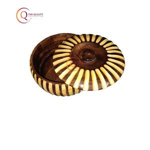 Plat arabe élégant et unique Casserole faite à la main en gros Couvercle de marmite en bois servant un buffet Casserole Cuisine Fourniture décorative - Product Image 1