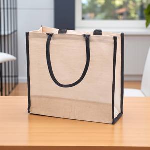 NaturalChic Jute Tote Natural Biodegradable Eco Tote <b>Bag</b> Sustainable <b>Reusable</b> <b>Shopping</b> <b>Bag</b> for Retail, Events & Giveaways - Product Image 6