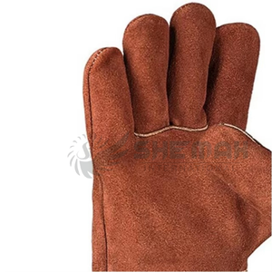 Gants de soudage résistants au feu pour le fonctionnement de Mig Tig et Stick Construction en cuir épais avec manches longues et doublure intérieure confortable - Product Image 2