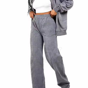 Pantalones lavados ácidos de calidad superior hechos en Pakistán para mujer, pantalones lavados con ácido para mujer más vendidos - Product Image 3