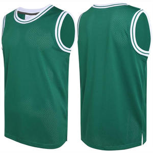 2025 nouveau maillot de basket-ball pour hommes coupe ample 100% coton/Polyester T-Shirt avec impression numérique sans manches respirant et séchage rapide - Product Image 4