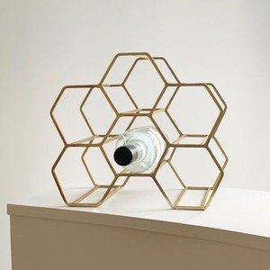 Iron Metal <b>Wine</b> <b>Rack</b> Tabletop Bottle Holder Modern Decorative <b>Wine</b> Storage <b>Stand</b> for Home Bar & Kitchen - Product Image 6