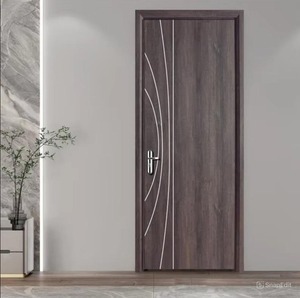 Porte CAESAR Durable 2026 – Porte intérieure WPC simple et élégante pour villa, étanche et anti-termites, en composite bois – Vente en gros - Product Image 6