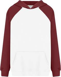 Sweats à capuche surdimensionnés pour femmes Sweats polaires Pull à manches longues Poche lourde Broderie de couleur unie Écologique - Product Image 4