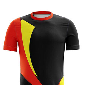 OEM por encargo de secado rápido transpirable hombres camiseta de fútbol barato uniforme de fútbol camisas en blanco conjunto estilo disponible - Product Image 2