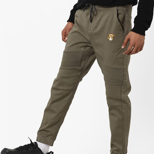 Pantalon Homme Léger en Coton et Polyester Respirant, Qualité Supérieure, Lavé, Coupe Droite de Luxe, Cordon de Serrage Personnalisé, Vente en Gros OEM - Product Image 1