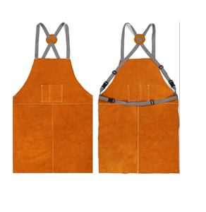 ผ้ากันเปื้อนสำหรับงานเชื่อมงานอุตสาหกรรมที่คล้ายกันผ้ากันเปื้อนหนังวัวสำหรับงานเชื่อม - Product Image 1