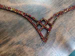 Rub International Rockstone Nuevo estilo Cuero duradero Caballo Browband Logotipo personalizado Diseño de cristal ligero para montar a caballo - Product Image 4