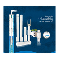 Accessoires de tuyaux de colonne de forage uPVC anti-fuite avec jeu d'adaptateurs Jeu de protection de pompe Clé à ceinture Type de pince pour pompes submersibles