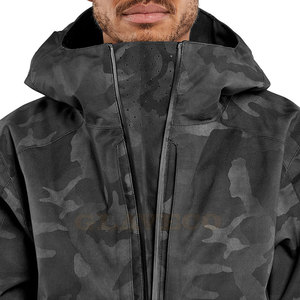 Comfortable <b>Men's</b> High Street Hooded Windbreaker Winter <b>Jacket</b> Waterproof & Eco-Friendly Front Logo Best Price - Product Image 5