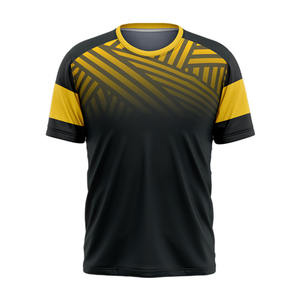 เสื้อยืดกีฬาผู้ชายคุณภาพสูง ระบายอากาศได้ดี สำหรับฝึกซ้อมฟุตบอล ผลิตตามสั่ง ราคาขายส่ง - Product Image 4