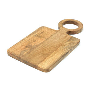 Planche à découper ronde en bois naturel de la plus haute qualité pour la cuisine et le service Planche à découper artisanale - Product Image 3