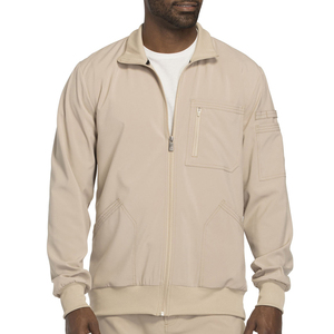 Veste médicale à manches longues pour hommes en coton et polyester extensible uniforme d'hôpital pour médecins et infirmières - Product Image 2