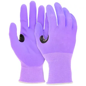 Sarung tangan konstruksi kerja keselamatan tusukan tahan potong lapisan hijau murah sarung tangan kualitas Premium terbaik