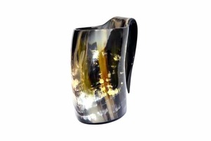 Tasse en corne de boeuf de haute qualité taille personnalisée conception moderne et mignonne tasse en corne à boire sculptée pour café bière et chope de fête Viking - Product Image 3