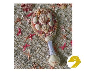 กระจกเปลือกหอยที่ไม่เหมือนใครในเวียดนามพร้อมเปลือกหอยขัดเงากระจกเปลือกหอยขนาดเล็กพับได้สำหรับข้อเสนอสุดพิเศษที่น่าดึงดูดใจ - Product Image 2