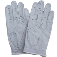 Guantes de Golf de Cuero Genuino Kamboh con Logotipo Personalizable, Transpirables, con Protección UV, Duraderos, de Secado Rápido, Antideslizantes, para Uso Deportivo, para Mano Izquierda