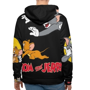 เสื้อมีฮู้ดแบบสวมหัวสำหรับผู้ชายและผู้หญิงเสื้อลำลองฮิปฮอปสตรีทเสื้อสวมหัวเสื้อฮู้ดดี้ผ้าฝ้าย100% ฤดูใบไม้ผลิพิมพ์กราฟิกระบายอากาศเป็นมิตรกับสิ่งแวดล้อม - Product Image 3