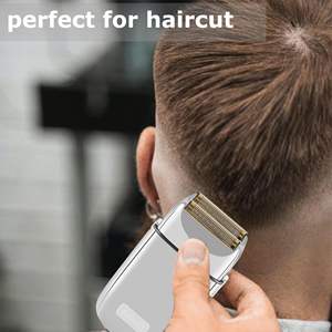 Afeitadora Eléctrica Inalámbrica de Doble Lámina para Hombre, Recargable, para Uso en Seco y Húmedo, Afeitadora Rotatoria para Cara y Cuerpo, Producto de Repuesto - Product Image 5