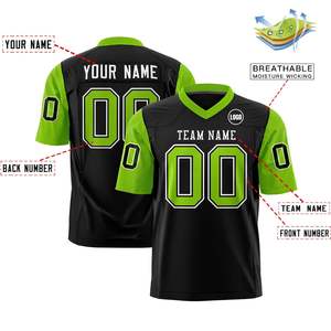 Maillot de football américain personnalisé de haute qualité pour hommes Uniforme de club d'équipe à manches courtes pour adultes - Product Image 2