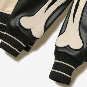 Veste de baseball pour homme, doublée en polaire, coupe-vent, de haute qualité, design personnalisé, pour rester au chaud en hiver - Product Image 6