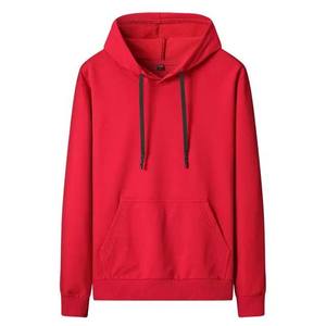 Sudaderas con capucha de alta calidad, Jersey de algodón 100% transpirable, venta al por mayor de invierno, sudaderas básicas con estampado de Color sólido bordado para hombre - Product Image 6