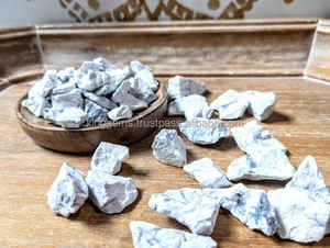 Meilleure vente en gros cristal naturel Howlite pierre brute dégringolée pierre semi-précieuse pour l'artisanat de guérison Feng Shui Reiki - Product Image 6