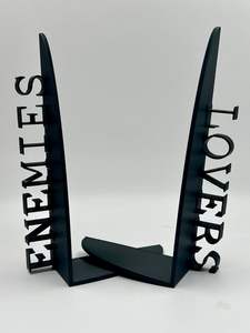 ที่กั้นหนังสือทำจากอลูมิเนียมมาใหม่สำหรับประดับบนโต๊ะชิ้นสำหรับตกแต่งโต๊ะ - Product Image 2