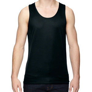 Débardeur pour homme en coton et polyester écologique de haute qualité, conception personnalisée OEM, grande taille, pour la course à pied, séchage rapide, respirant - Product Image 1