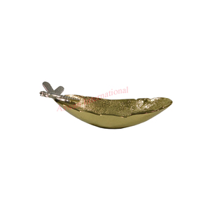 Cuenco de Metal personalizable de tendencia de gran venta, vajilla decorativa de hierro de acero con rayas blancas de latón de alta calidad, vajilla con flores - Product Image 4