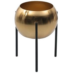 Support de plante d'extérieur en aluminium chromé de haute qualité, doré, vente en gros, nouveauté, pot de fleurs décoratif d'intérieur - Product Image 3
