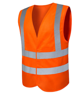 Gilet de sécurité pour les travailleurs et le personnel Matériau haute visibilité avec ajustement confortable à bas prix en gros en vrac - Product Image 5
