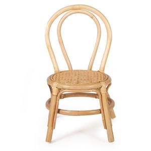 Silla de ratán bonita de tamaño personalizado servicio OEM superventas para niños muebles de madera de diseño moderno hechos a mano para sala de estar Cocina - Product Image 1