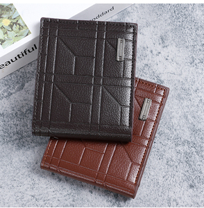 Cartera de Cuero Genuino para Hombre, Cartera con Patrón de Piedra, Cartera de Cuero Auténtico - Product Image 3