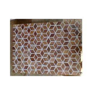 Tabla de Cortar de Madera y Resina con Diseño en Zig-Zag, Tabla de Cortar con Mango, Tabla para Servir Queso, Hecha a Mano, Duradera, Apta para Lavavajillas - Product Image 4