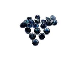 พลอยแซฟไฟร์สีฟ้าจากออสเตรเลียขนาด4-6มม. มาตรฐานด้านการทำเครื่องประดับ - Product Image 1