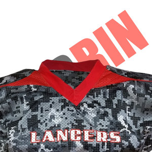 Maillot de football américain sublimé SIBRIN Premium, fabriqué sur mesure, camouflage numérique, maille respirante, grande taille, séchage rapide - Product Image 4