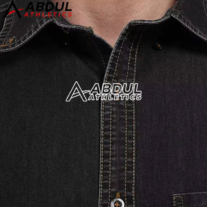 เสื้อเชิ้ตยีนส์ผู้ชายสีพื้นเรียบง่าย สไตล์ลำลอง สตรีทแวร์ แฟชั่นใหม่ ปี 2026 สวมใส่สบาย - Product Image 5