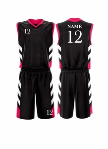 Ensemble de maillots de basket-ball personnalisés en gros Concevez votre équipe Logo numéro sublimation uniforme de basket-ball - Product Image 4