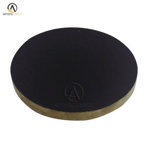 Unique Resin Brass Candlestick Holder for Home Restaurant Festive Christmas Easter Decorations Wood Lanterns <b>Candle</b> Jars - Product Image 2