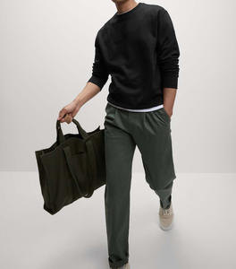 OEM de fábrica de peso pesado de algodón de manga larga en blanco personalizado de impresión de los hombres Streetwear sudadera para los hombres - Product Image 2