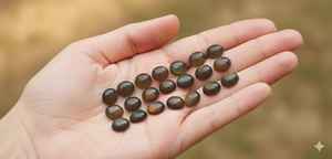 ลูกปัดหินมูดสโตนรูปไข่ เปลี่ยนสีได้ สำหรับผู้ชาย ผู้หญิง ทำเครื่องประดับ อัญมณ์ธรรมชาติ ราคาดีที่สุด ราคาสุดฮอต ขายส่ง - Product Image 2